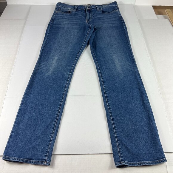 Lucky Brand Jeans Womens 34x30* Sweet Mid Rise Straight Blue Faded Denim Tag 32R - Picture 1 of 16